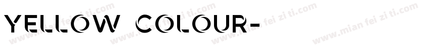yellow colour字体转换